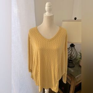 NWOT Pink Lily waffle knit top